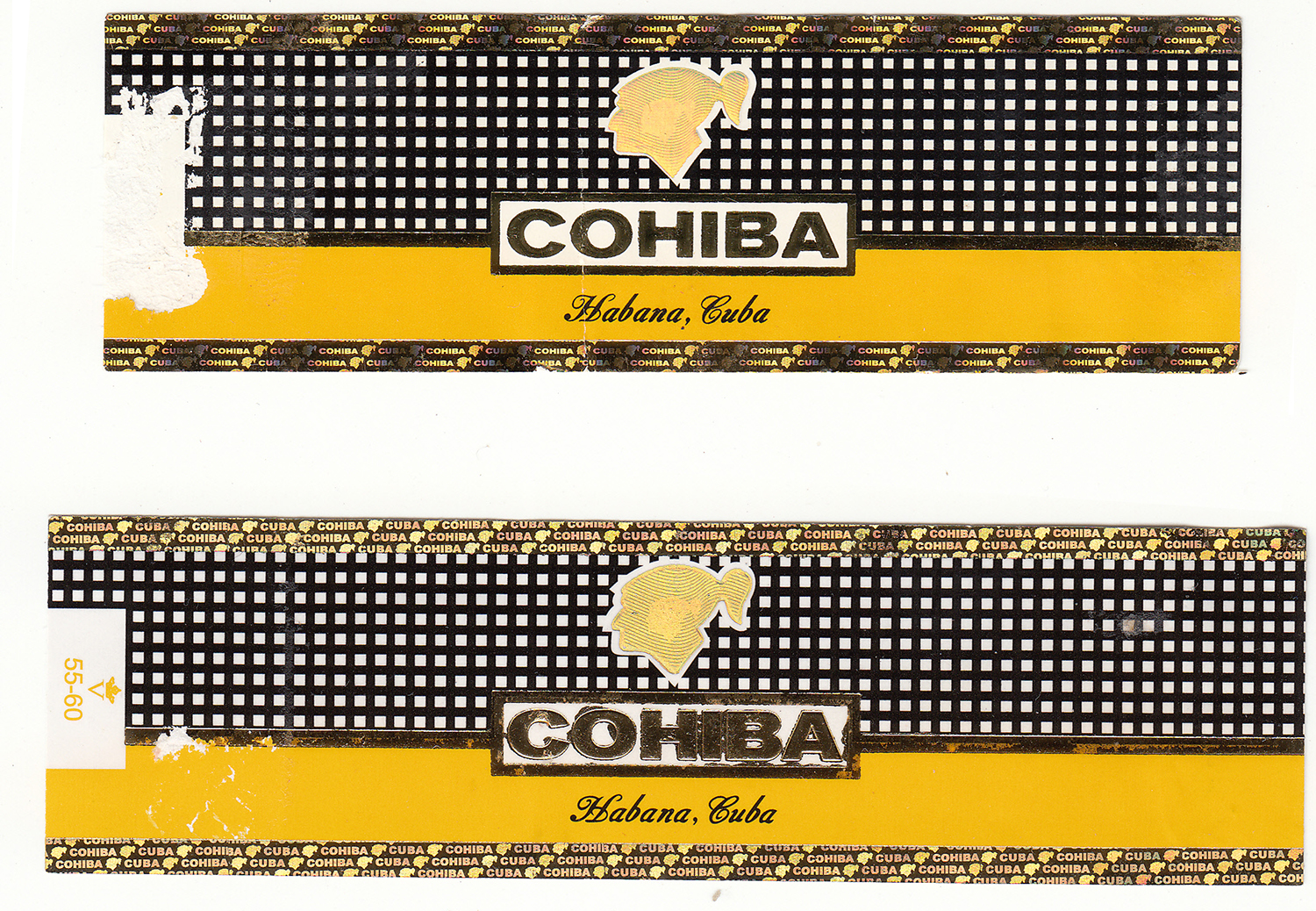cohiba cigar labels